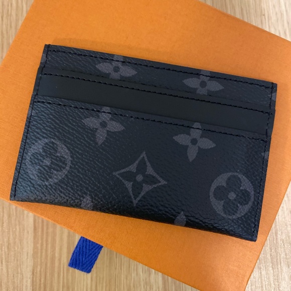 Authentic LV Portes Cartes Double in Eclipse - Picture 4 of 6